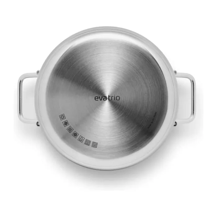 Eva Trio Stainless Steel Gryde 3,6 liter - Genanvendt rustfrit stål