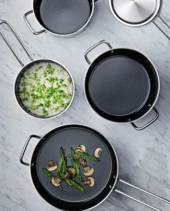 Eva Trio Stainless Steel Gryde 3,6 liter - Genanvendt rustfrit stål/aluminium - Keramisk Slip-Let® belægning