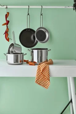 Eva Trio Stainless Steel Mosaic Stegepande Ø 20 cm - Genanvendt rustfrit stål - Keramisk Slip-Let® belægning