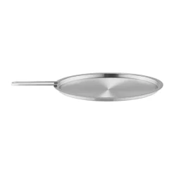 Eva Trio Tallerkenlåg Ø 24 cm - 90% genanvendt rustfrit stål - Børstet stål