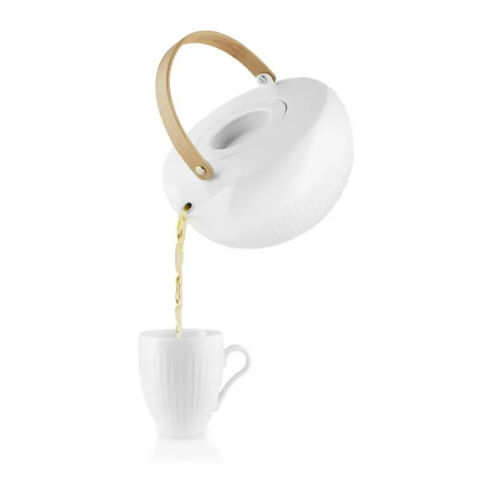 Eva Trio Tekande 1,2 liter - Porcelæn - Hvid