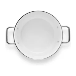 Eva Trio White Line Gryde 7 liter - Genanvendt aluminium/Rustfrit stål - Keramisk Slip-Let® belægning