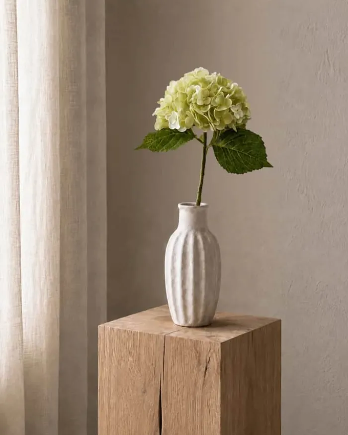 everbloom Kunstig Blomst - Hortensia H 50 cm - Plastik/metal - Grøn
