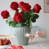 everbloom Kunstig Rose H 66 cm - Kunststof - Rød