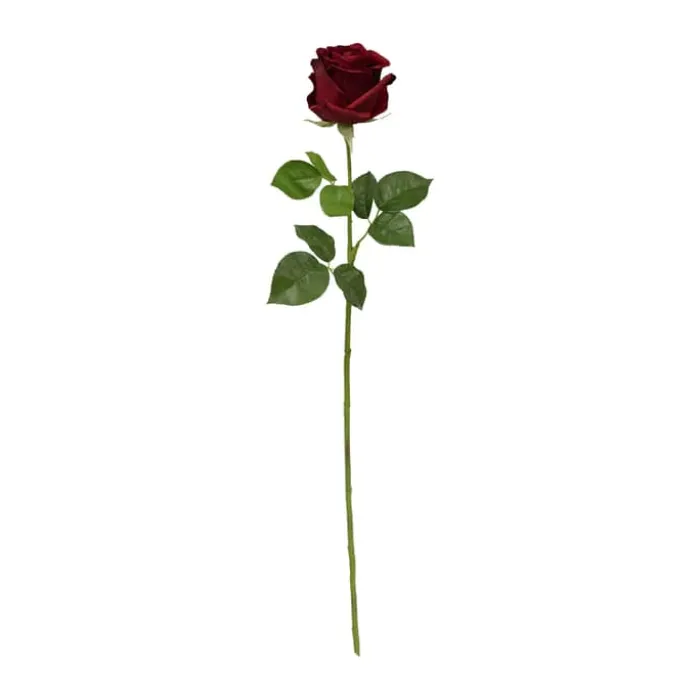 everbloom Kunstig Rose H 66 cm - Kunststof - Rød