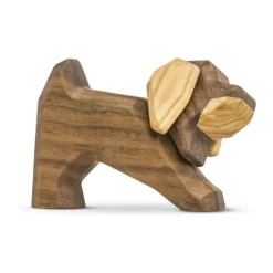 FableWood Lille Gravhund Magnetisk - Valnødde- og asketræ