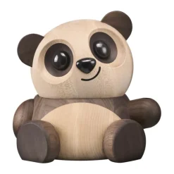 FableWood Panda - Boa Boa H 16 cm - Valnødde- og asketræ
