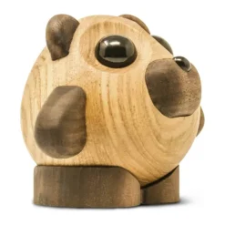 FableWood Pick Me Up Bjørn - Teddy H 10 cm - Valnødde- og asketræ