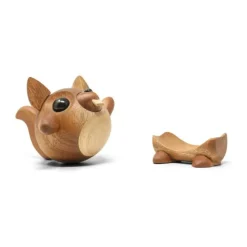 FableWood Pick Me Up Egern - Egon H 8 cm - Mahogni- og gummitræ