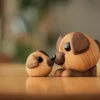 FableWood Pick Me Up Hund - Molly H 5 cm - Valnødde- og asketræ