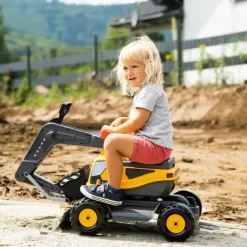 FALK Gravemaskine Volvo FALK 3-7 år - Genanvendt plastik - 360° drejelig kabine