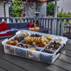 Farberware Snacklebox Snackboks H 9,5 x B 28 x L 41,5 cm - Plastik - Klar