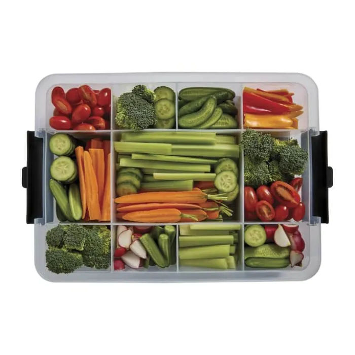 Farberware Snacklebox Snackboks H 9,5 x B 28 x L 41,5 cm - Plastik - Klar