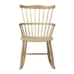 FDB Møbler J52G Gyngestol H 88 x B 56 x D 73 cm - Certificeret egetræ - Natur