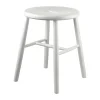 FDB Møbler J27 Skammel B 35 x H 45,5 cm - Certificeret bøgetræ - Hvid