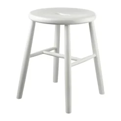 FDB Møbler J27 Skammel B 35 x H 45,5 cm - Certificeret bøgetræ - Hvid