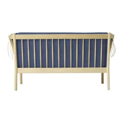 FDB Møbler J148 Sofa H 79,5 x B 153,5 x D 72 cm - Certificeret egetræ - Mørkeblå