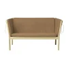 FDB Møbler J148 Sofa H 79,5 x B 153,5 x D 72 cm - Certificeret egetræ - Brun