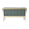 FDB Møbler J148 Sofa H 79,5 x B 153,5 x D 72 cm - Certificeret egetræ - Grøn
