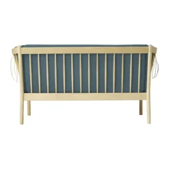 FDB Møbler J148 Sofa H 79,5 x B 153,5 x D 72 cm - Certificeret egetræ - Grøn