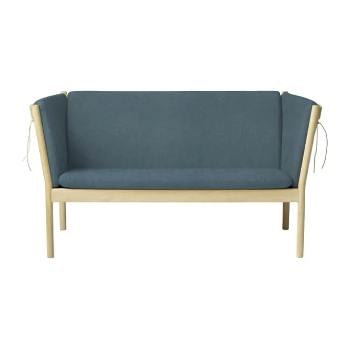 FDB Møbler J148 Sofa H 79,5 x B 153,5 x D 72 cm - Certificeret egetræ - Grøn