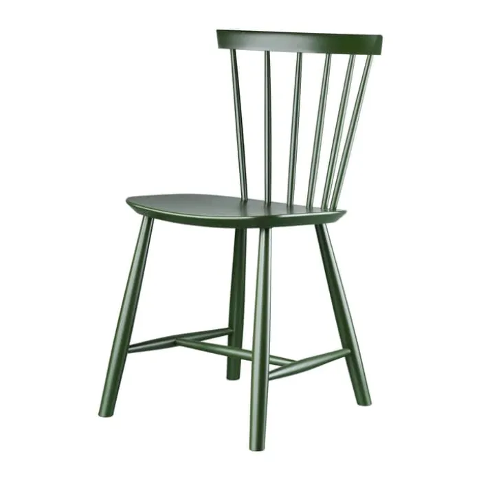 FDB Møbler J46 Spisebordsstol H 80 cm - Bøgetræ - Bottle green