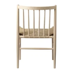 FDB Møbler J80 Spisebordsstol H 82 cm - Sæbebehandlet bøgetræ - Natur