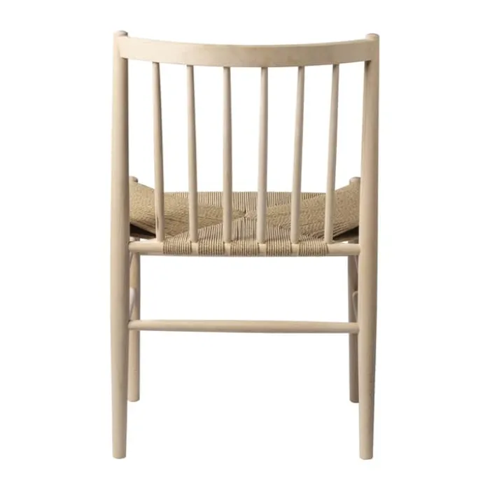 FDB Møbler J80 Spisebordsstol H 82 cm - Sæbebehandlet bøgetræ - Natur
