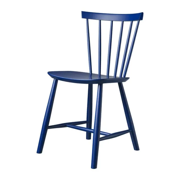 FDB Møbler J46 Spisebordsstol H 80 cm - Bøgetræ - Dark blue