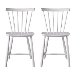 FDB Møbler J46 Spisebordsstol - 2 stk. H 80 cm - Bøgetræ - Violet