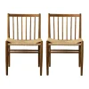FDB Møbler J80 Spisebordsstol - 2 stk H 82 cm - Røget/olieret egetræ - Natur