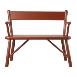FDB Møbler P11 Børnebænk H 58,5 x B 70 x D 32 cm - Certificeret bøgetræ - Rød