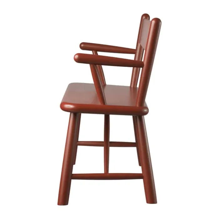 FDB Møbler P11 Børnebænk H 58,5 x B 70 x D 32 cm - Certificeret bøgetræ - Rød