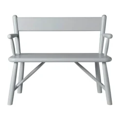 FDB Møbler P11 Børnebænk H 58,5 x B 70 x D 32 cm - Certificeret bøgetræ - Grå
