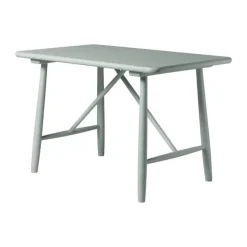 FDB Møbler P10 Børnebord H 52 x B 80 x D 50 cm - Certificeret bøgetræ - Grå