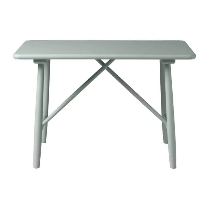 FDB Møbler P10 Børnebord H 52 x B 80 x D 50 cm - Certificeret bøgetræ - Grå