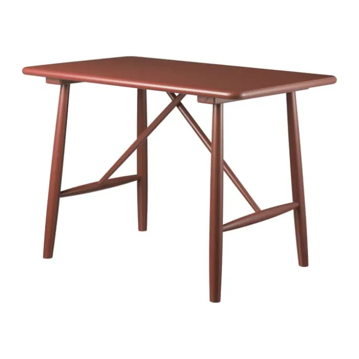 FDB Møbler P10 Børnebord H 52 x B 80 x D 50 cm - Certificeret bøgetræ - Rød