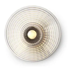 FDB Møbler U12 Sletterhage Væglampe Ø 21 x H 11,2 cm - Ledningsfri - Glas