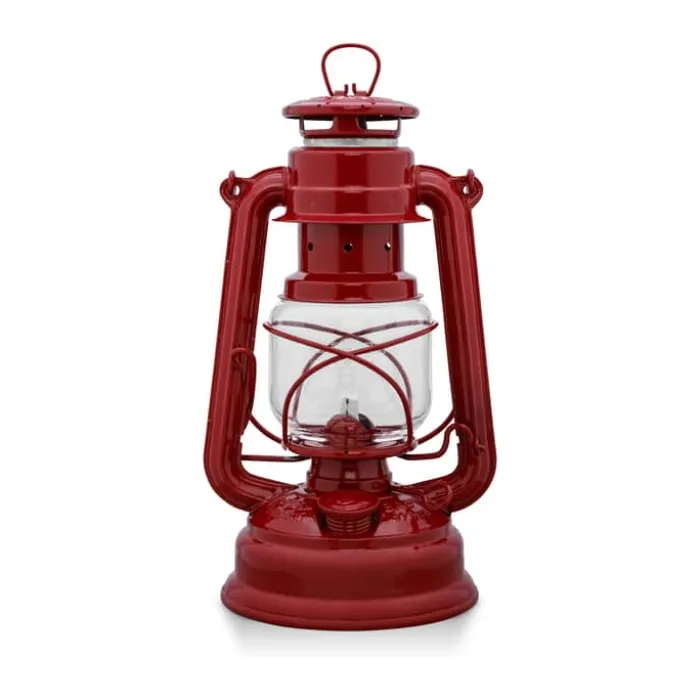 Feuerhand Olie Lanterne Ø 15 x H 26,5 x B 13,5 cm - Stål - Ruby