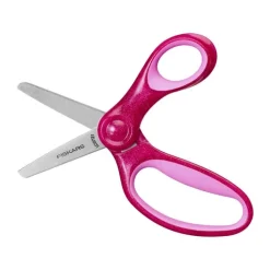Fiskars Børnesaks m. glitter L 13 cm - Rustfrit stål - Lilla