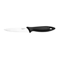 Fiskars Essential Grøntsagskniv L 11 cm - Rustfrit stål - Stål/sort