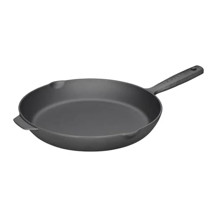 Fiskars Folken Støbejernspande Ø 28 cm - Støbejern - Sort