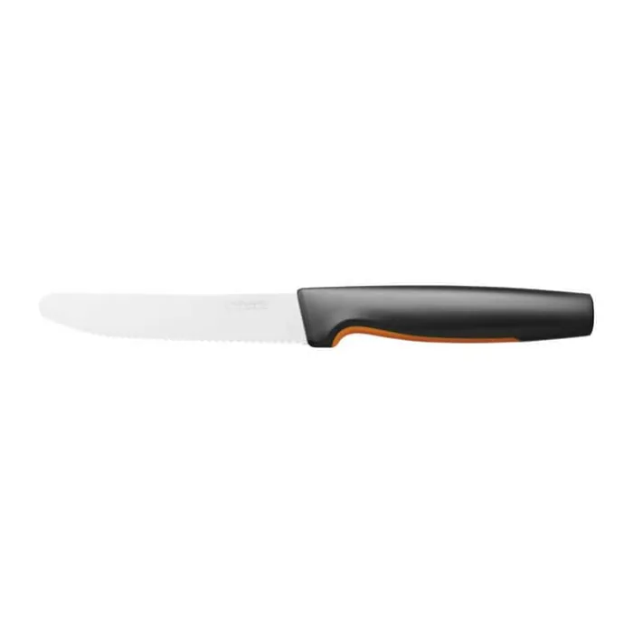 Fiskars Functional Form Tomatkniv L 12 cm - Rustfrit stål - Sort/orange