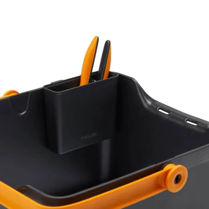 Fiskars Garden Plant Care Redskabskasse H 17,4 x B 31,1 x L 35,3 x cm - Plastik - Sort/orange