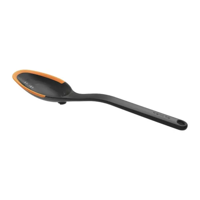 Fiskars Grydeske L 29 cm - Plastik/silikone - Sort