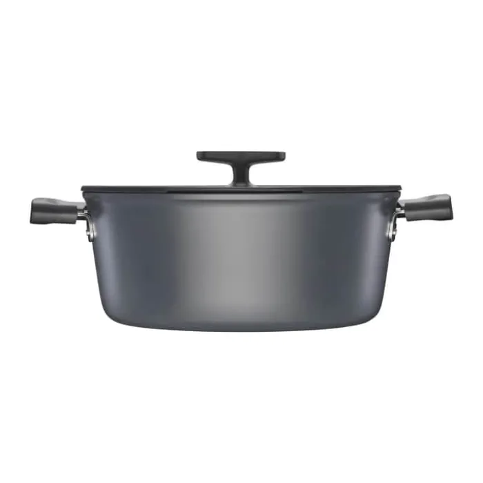 Fiskars Hard Face Gryde 5 liter - Genanvendt Aluminium - Grå