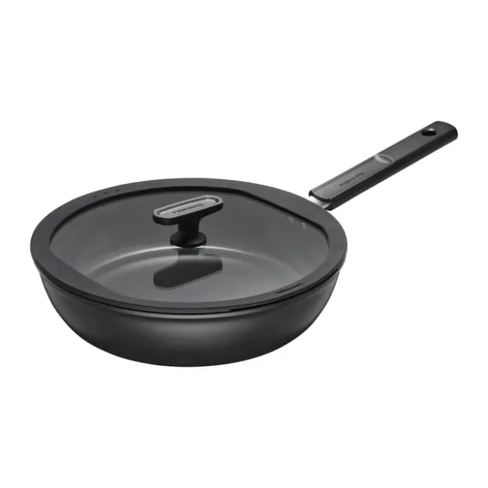 Fiskars Hard Face Sauterpande Ø 28 cm - Genanvendt aluminium - Sort
