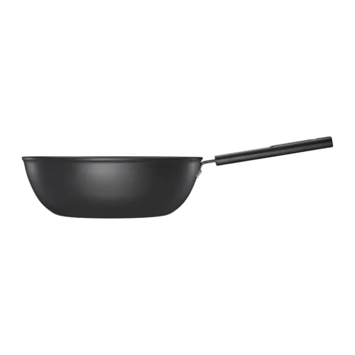 Fiskars Hard face Wok Ø 28 cm - 100% genanvendt Aluminium - Sort
