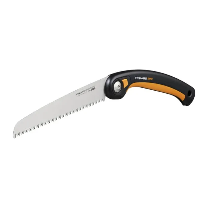 Fiskars Plus Foldesav SW69 L 21 cm - Stål - Sort/Orange