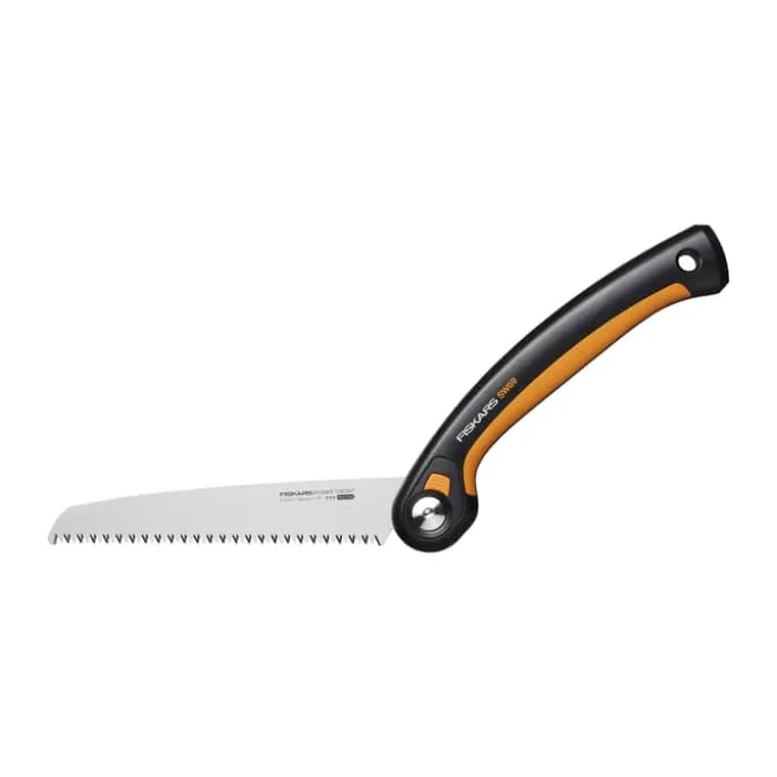 Fiskars Plus Foldesav SW69 L 21 cm - Stål - Sort/Orange